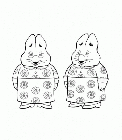 Max And Ruby Colouring Pages Page 2