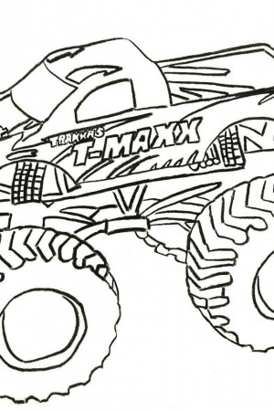 Monster Truck Color Pages | download free printable coloring pages