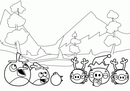 Cartoon: Fantastic Angry Birds Coloring Pages Picture, ~ Coloring 