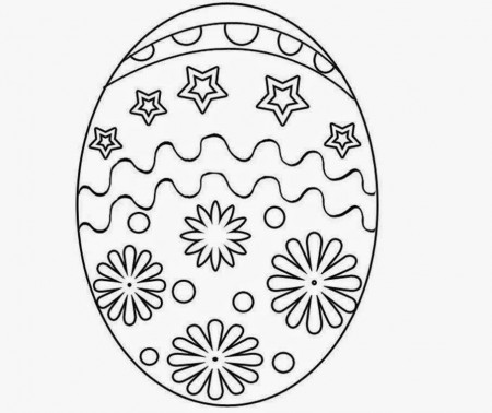 Colour Drawing Free Wallpaper: Printable Easter Egg For Kid 