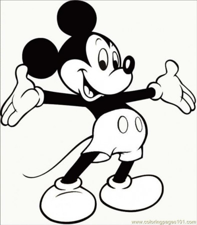 Coloring Pages Y Mouse (Cartoons > Mickey Mouse) - free printable 