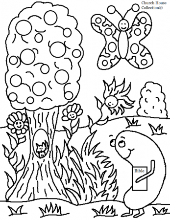 Coloring Pages For Bible Lessons