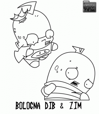 r zim Colouring Pages