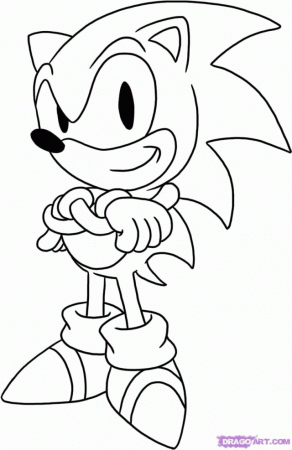 Sonic The Hedgehog Free Games For Kids How To Draw Sonic The 