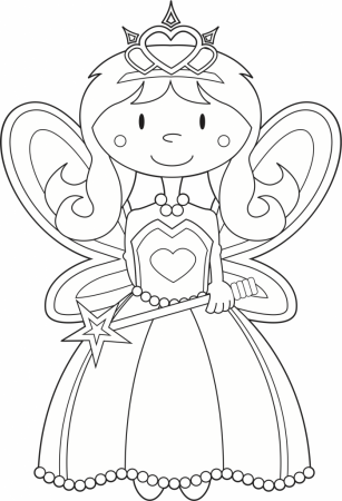 Fairy Color Pages | Free coloring pages