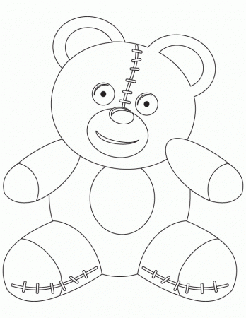 teddy bear coloring page | Download Free teddy bear coloring page 