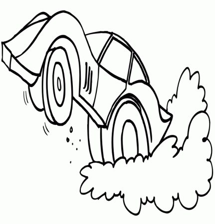 Car Coloring Page | Speedy Sports Car