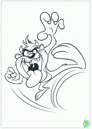 Taz Coloring page