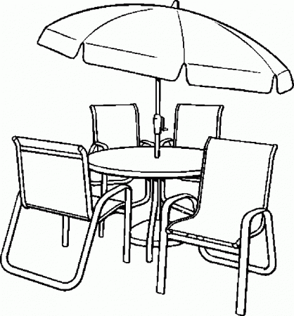 Furniture 114 Coloring Page| Free Furniture 114 Online Coloring