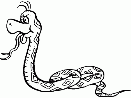 download snake coloring pages for kids | Great Coloring Pages