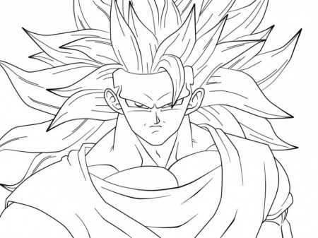 Dragon Ball Z Coloring Pages Goku Free Coloring Pages For Kids 
