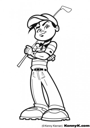 Golf coloring pages 2 / Golf / Kids printables coloring pages