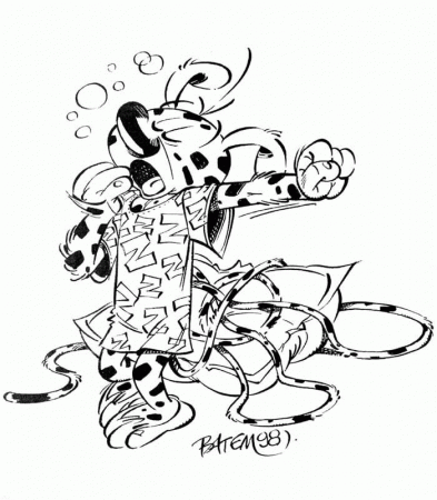marsupilami Colouring Pages