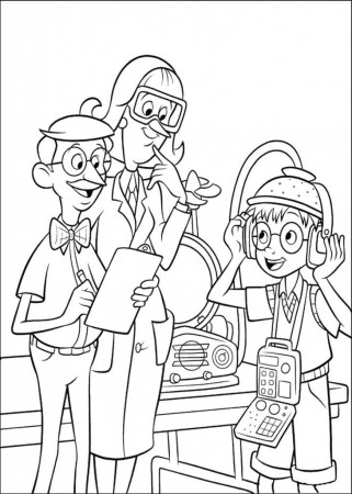 Cartoon: Detailed Meet The Robinsons Cl Coloring Books Picture 