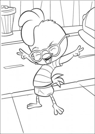 Chicken Little Coloring Pages 15