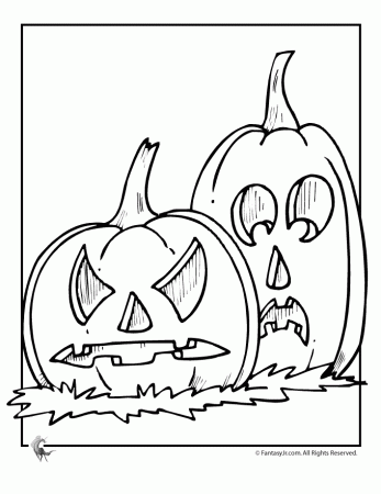 Halloween Pumpkins Coloring Pages | Free coloring pages