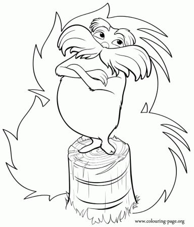The Lorax - The Lorax coloring page