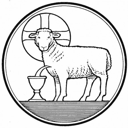 Easter Lamb coloring page | Easter Lamb