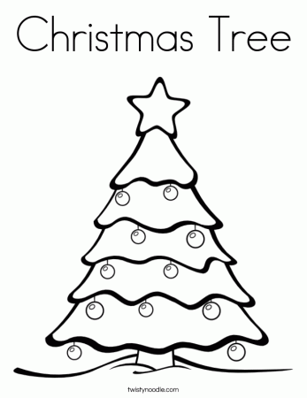 Coloring Pages Christmas Tree | Coloring Pages