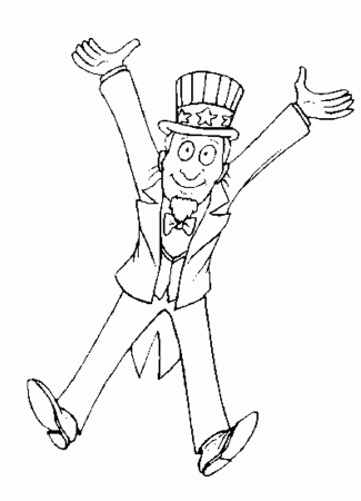 Uncle Sam Coloring Sheet - Homeschool Helper
