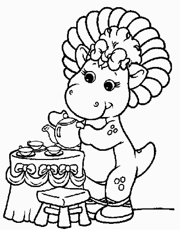 Barney Coloring Pages (15 of 33)