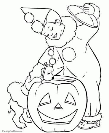 Halloween for children Colouring Pages (page 2)