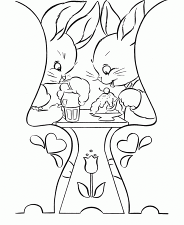 Easter Bunny With Easter Egg Coloring Easter Egg Coloring Pages 