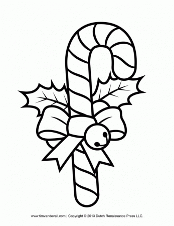 Best Candy Cane Coloring Page Concept | ViolasGallery.