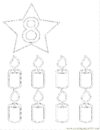 Coloring Pages Counting Coloring Page 09 (Education > Numbers 
