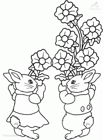 Springtime Coloring Pages | Free coloring pages