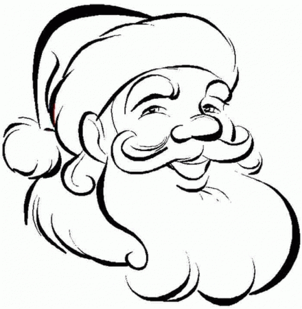 Printable Free Coloring Sheets Christmas Santa Claus For Kids 4098#