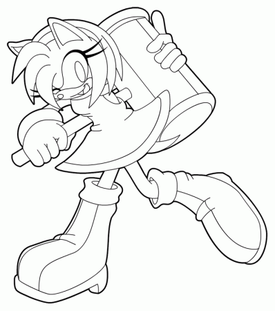 Amy Rose Coloring Pages - Free Printable Coloring Pages | Free 