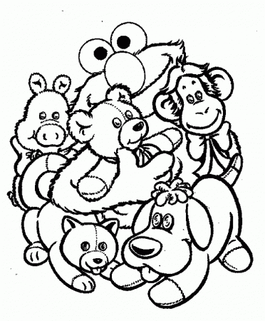 Coloring Elmo Pages 181 | Free Printable Coloring Pages