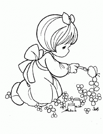 Coloring pages precious moments - picture 67