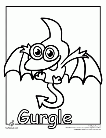 Moshi Monsters Coloring Pages 01