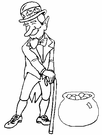 Irish Coloring Pages