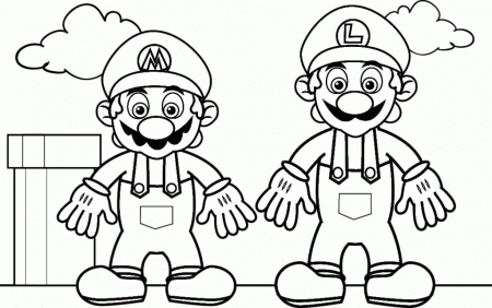 Luigi Coloring Pages - Free Coloring Pages For KidsFree Coloring 