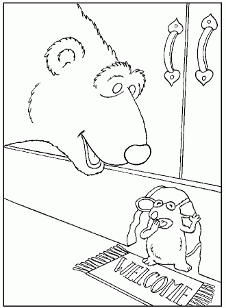 bear big blue house Colouring Pages