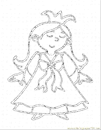 Coloring Pages Pretty Girl (Peoples > Royal Family) - free 