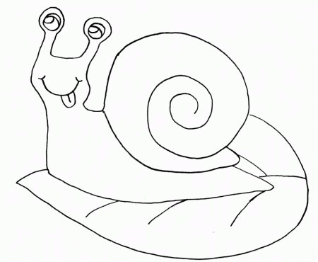 Home Uncategorized Snail Printable Coloring Sheet For Kids Id 