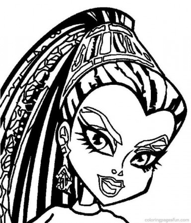 Monster High Coloring Pages Deviantart | Free coloring pages for kids