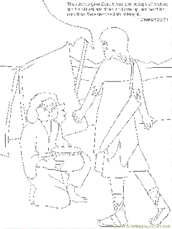 Jacob Bible story Colouring Pages