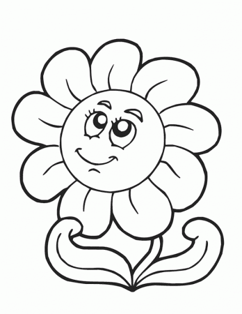 Free Printable Flower Coloring Pages – 670×820 Coloring picture 