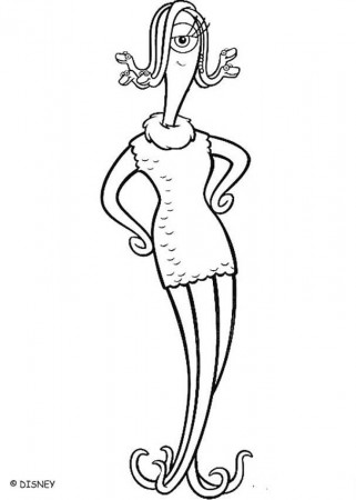 Monsters, Inc. coloring pages - Celia