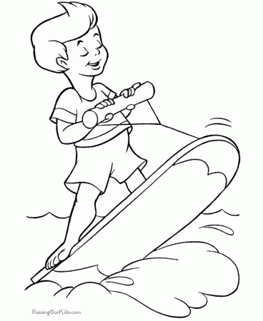 Summer Coloring Pages 001