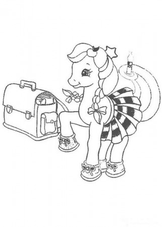 MY LITTLE PONY coloring pages - Pony's art galery