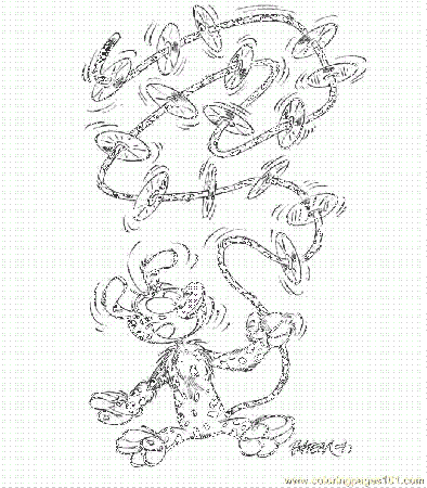 marsupilami coloring pages