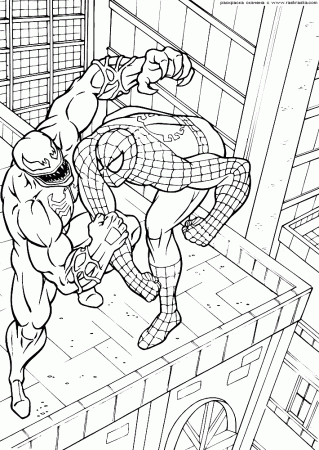 Spiderman Coloring Pages 12 #26714 Disney Coloring Book Res 