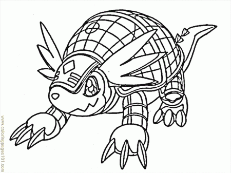Coloring Pages Digimon Coloring Pages 107 (Cartoons > Digimon 