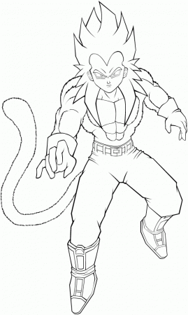 Vegeta S Colouring Pages